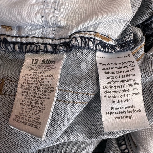 Jordache Girls High Rise Slim Skinny Snap Closure Dark Wash Jeans - Picture 7 of 8